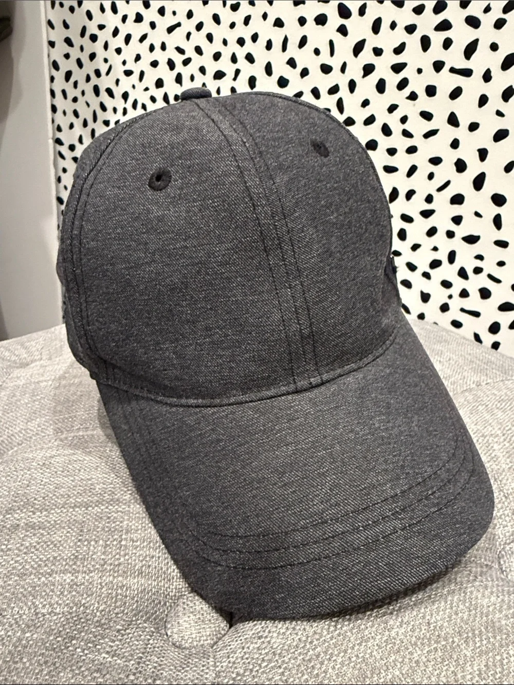 Lululemon black denim sporty Baseball Cap Athleisure hat